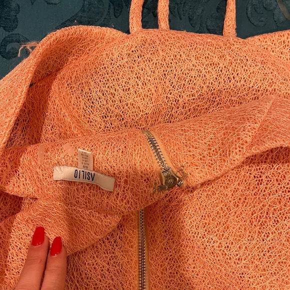 Pink salmon fashion top - Picture 3 of 3